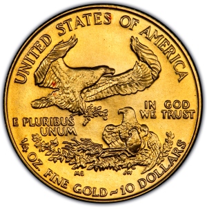 Reverse of $10 Gold American Eagle